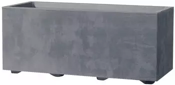 Deroma Millenium flower box 59 cm ash grey