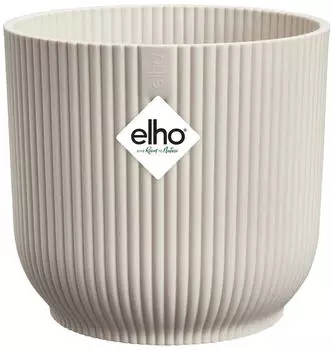 Elho vibes fold rund 16cm leinenwei&szlig;