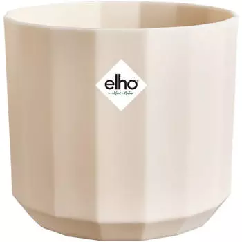 Elho Topf facet rund 14cm mandelrosa