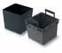 Prosperplast Urbi Square Low plastic flower pot anthracite