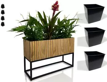 OEM Fiorino Loft Blumenbeet Lamellen 62x22x40cm