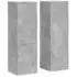 vidaXL Pflanzenständer 2 Stk., Holzwerkstoff, betongrau, 25x25x80cm (852945)