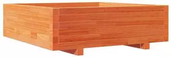 vidaXL Blumentopf 80x80x26,5cm Massivholz Kiefer wachsbraun (847310)