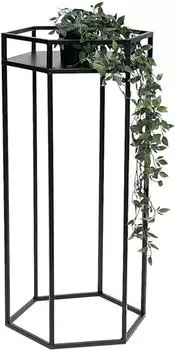 DanDiBo Blumenhocker 6eck Metall schwarz 70cm (9645370)