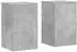 vidaXL Pflanzenständer 2er-Set betongrau 30x30x50cm Holzwerkstoff (852918)
