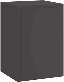 vidaXL Pflanzenst&auml;nder 3er-Set, Stahl, schwarz (865827)