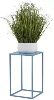 HowHomely Blumenständer Metall Blau 40cm (10-1363/40/blekit)