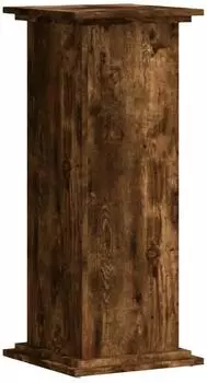 vidaXL Pflanzenst&auml;nder R&auml;uchereiche 33x33x80cm Holzwerkstoff (852973)
