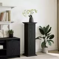 vidaXL Displaysst&auml;nder mit Regal Schwarz Eichen-Optik 31 x 30 x 90 cm
