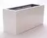 Eleganteinrichten Pflanzkübel Fiberglas rechteckig 84x30x40cm hochglanz weiß