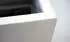 Eleganteinrichten Pflanzkübel Fiberglas rechteckig 84x30x40cm hochglanz weiß