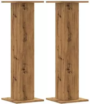 vidaXL Pflanzenst&auml;nder 2er-Set Artisan-Eiche 30x30x95cm Holzwerkstoff (3307881)