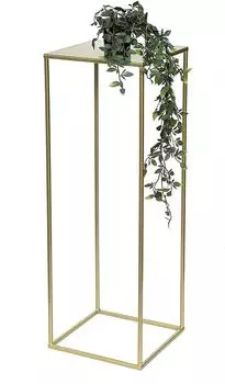 DanDiBo Blumenhocker Metall Gold Eckig 82cm (96406)