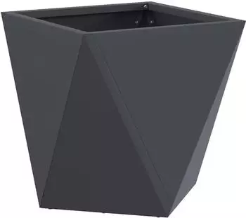 vidaXL Pflanzk&uuml;bel Stahl Anthrazit 30x30x30cm
