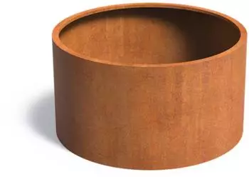 Adezz Circum Pflanzkübel ohne Boden, Corten-Stahl, 1500x800mm