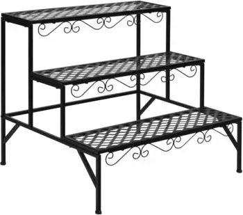 Costway Pflanzentreppe 3-stufig Metall, innen & außen (GT3527)