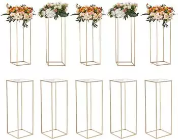 VEVOR Blumenst&auml;nder eckig, Eisen, 80cm, 10er-Set (LJLHLHJ8004)