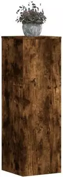 vidaXL Pflanzenst&auml;nder 2 Stk. R&auml;uchereiche 33x33x100cm Holzwerkstoff (3307886)