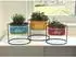 DanDiBo Blumenhocker mit Topf Metall Mehrfarbig 3er Set (96526)