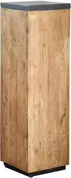 Vivanno Podest Rechteckig Holz Antikbraun 30x30x100cm (308570145100)