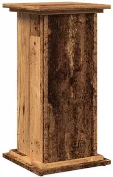 vidaXL Postament mit Stauraum Altholz-Optik 31x30x60cm Holzwerkstoff (854623)