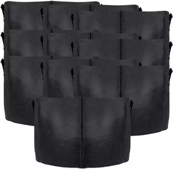 Intirilife Pflanzsack aus Vlies 113L, 60x40cm, mit Tragegriffen (IL-100264)