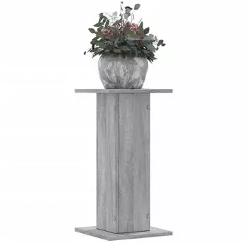 vidaXL Pflanzenst&auml;nder 2er-Set Grau Sonoma 30x30x60cm Holzwerkstoff (3307860)