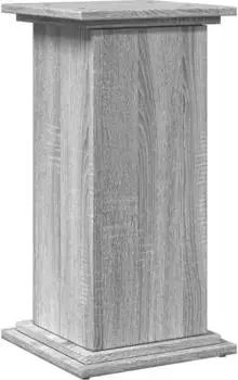 vidaXL Postament mit Stauraum Grau Sonoma 31x30x60cm Holzwerkstoff (854621)