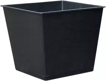 Dehner Universal-Pflanztopf-Einsatz, eckig, Kunststoff, schwarz, 36x36x30cm