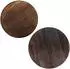 Spetebo Blumenhocker rund 2er-Set mit dunkler Tischplatte, Holz (2585)