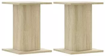 vidaXL Pflanzenst&auml;nder 2er-Set Sonoma-Eiche 30x30x40cm Holzwerkstoff (3307848)