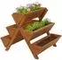 MCW Pflanztreppe O15 5 Kästen Holz natur 56x56x70cm (MCW-O15)