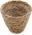 Spetebo Seegras-Pflanztopf mit Folie, natur, 14x12cm, 4er-Set (44261)