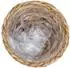 Spetebo Seegras-Pflanztopf mit Folie, natur, 14x12cm, 4er-Set (44261)