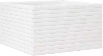 vidaXL Pflanzk&uuml;bel 80x80x45,5cm Massivholz Kiefer, wei&szlig; (847259)