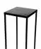 DanDiBo Blumenhocker eckig, Metall, schwarz, 100cm (FRA-006)