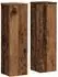 vidaXL Pflanzenständer 2er-Set Altholz-Optik 17x17x60cm Holzwerkstoff (852940)