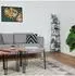 Relaxdays Eckregal Pflanzenregal, Metall, 5 Ablagen, schwarz