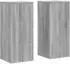 vidaXL Pflanzenständer 2er-Set grau Sonoma Holzwerkstoff 30x30x70cm (852929)