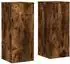 vidaXL Pflanzenständer 2er-Set Räuchereiche 30x30x70cm Holzwerkstoff (852928)
