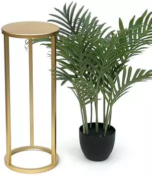 DanDiBo Blumenhocker 96510 S rund, Metall, gold, 50cm (96510 S)