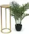 DanDiBo Blumenhocker 96510 S rund, Metall, gold, 50cm (96510 S)