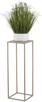 HowHomely Blumenständer Metall, beige, 70cm (10-1363/70/bez)