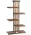 Costway Pflanzenregal 6-stöckig, Tannenholz, 75x25x140cm