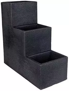 Spetebo Blumentreppe 3-stufig anthrazit, Kunststoff (2544)