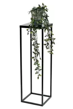 DanDiBo Blumenhocker FRA-005, Metall, schwarz, 70cm, eckig