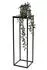 DanDiBo Blumenhocker FRA-005, Metall, schwarz, 70cm, eckig