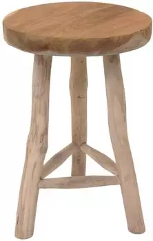 Spetebo Blumenhocker Teak, 3 Beine, &Oslash; 30cm (800659)