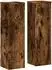 vidaXL Pflanzenständer 2er-Set Räuchereiche 17x17x60cm Holzwerkstoff (852937)