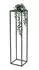 DanDiBo Blumenhocker eckig, Metall, schwarz, 100cm